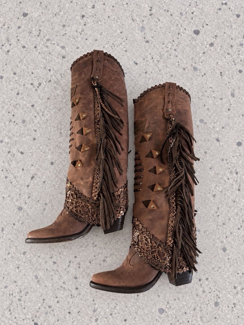 EL VAQUERO Katherine Brown Tobacco Western Boots EU 35 /US 5 / 5.5❤️